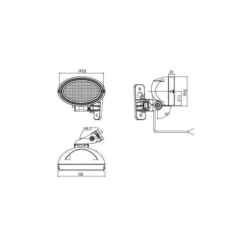 Forklift Parts Forklift Lamp Bfp18027