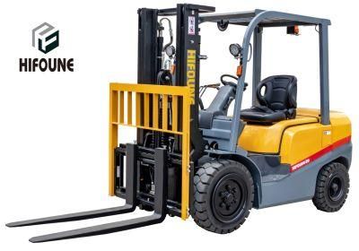 Material Handling 2 Ton Diesel Forklift Truck Hifoune Counterbalance Forklift