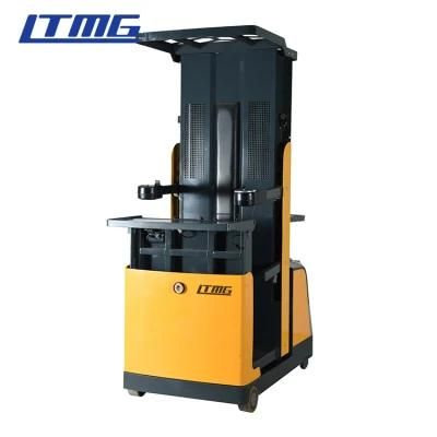 OEM 300kg 400kg Order Electric Narrow Aisle Lift Truck Warehouse Forklift Picker