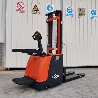 Not Adjustable Electric Material Handling Equipment Stand on Driving Forklift