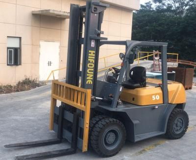 CE Approved 5 Ton Hydraulic Diesel Forklift Tcm Style
