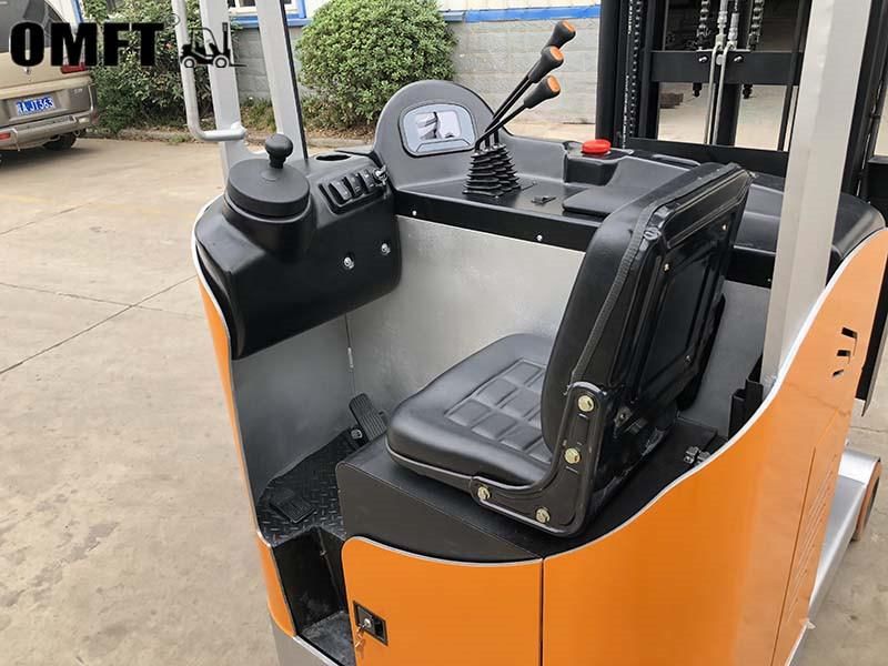 24V 1ton/1.5ton/2ton/2.5ton Stand-on or Seated Electric Reach Truck with Battery and Charger 3m 3.5m 4m 4.5m 5m 5.5m 6m Mast