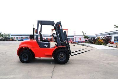 Haiqin Brand All-Terrain Forklift (HQ30) with Euro 5 Engine