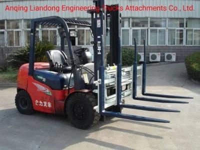 Heli Forklift Parts, Attachments, 4 Tons Single Double Pallets Handler with High Quality