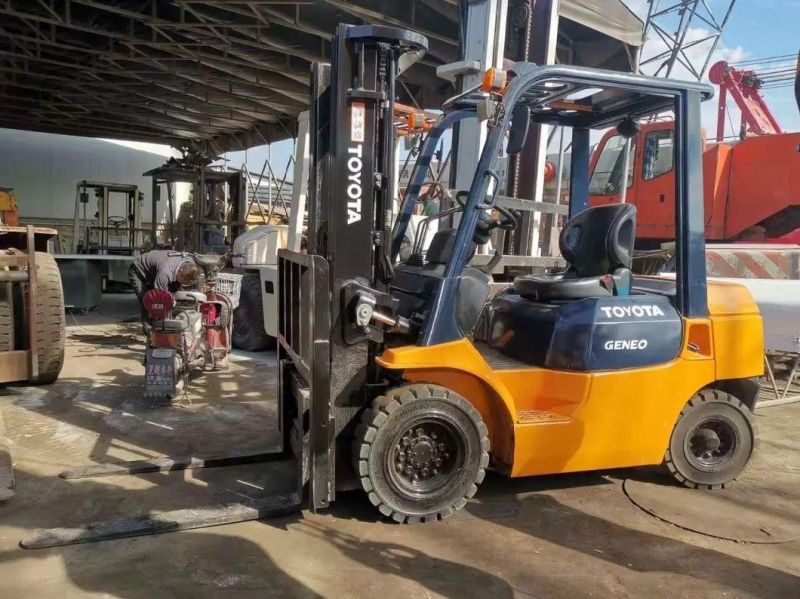 Hydraulic Control 4y Engine 8fg25n Second Hand Toyota Forklifts 2.5t Used Toyota 7fg25n 8fg25n Gasoline Forklift Original Japan