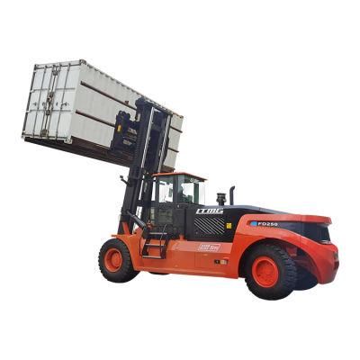 China 38000kg Diesel Engine Large Container Handler Lifter Lifting Big 25t Forklift