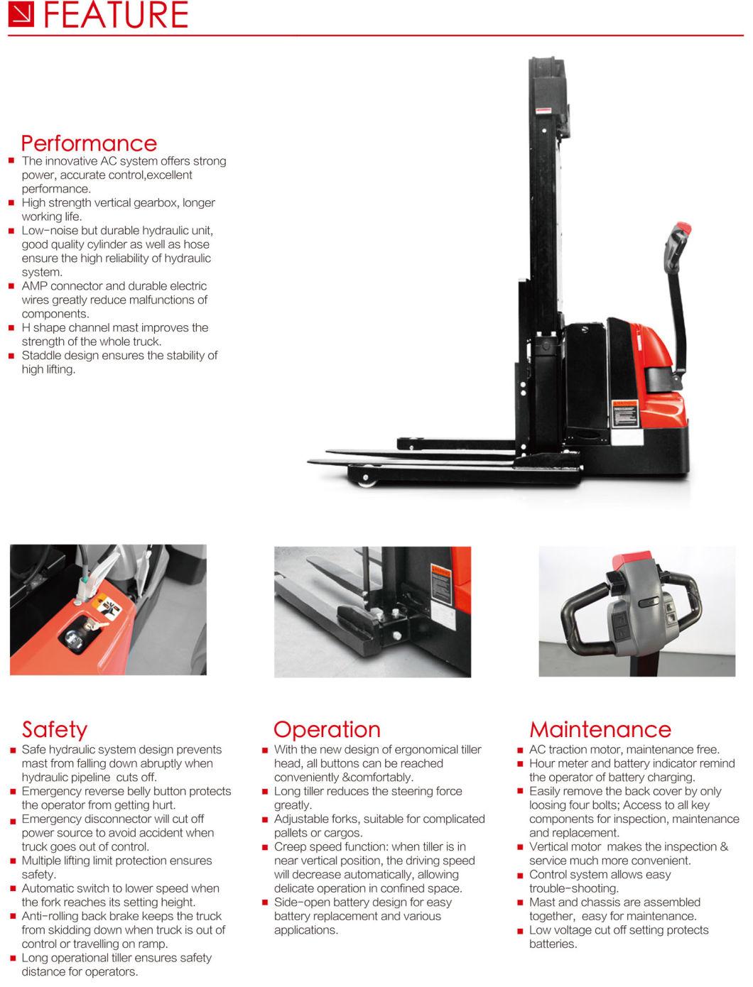 1.2t AC Zapi Controller Battery Electrical Stacker