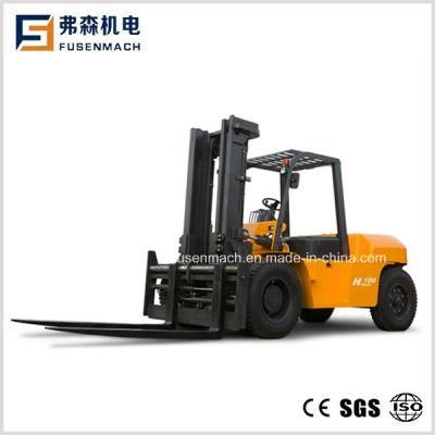 Hydraulic 10 Ton Diesel Forklift Cpcd100 with C6110 Engine