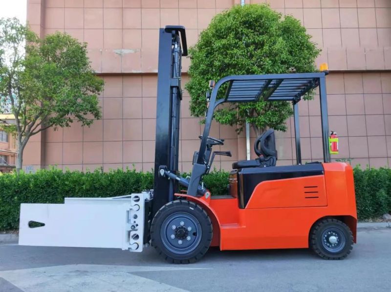 3t Electric Forklift with Side Bale Clamp