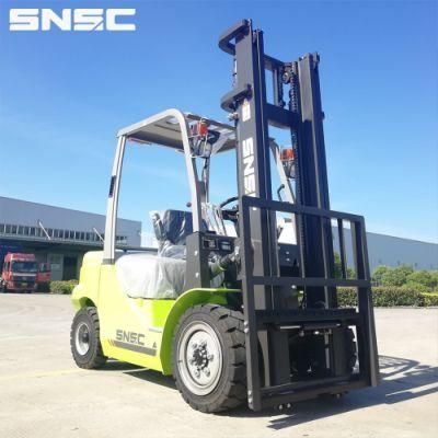 3 Ton Diesel Forklift with Paper Roll Clamp