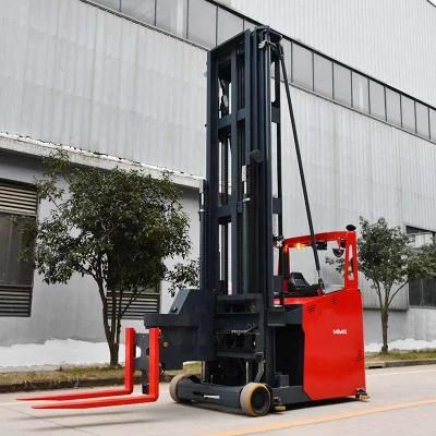 Low Cost Seated Type Turret Truck 3 Way Forklift with Wireless Camera
