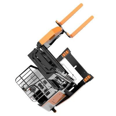 Single Faced Pallet Electric Zowell Trucks Very Narrow Aisle Forklift