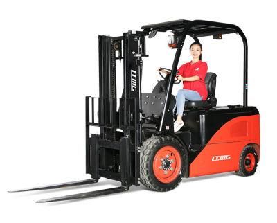 Container Forklift 2.5 Ton 3 Ton 4ton 5ton Mini Forklift Truck Small Electrical Forklift with AC Controller and Full Free Mast