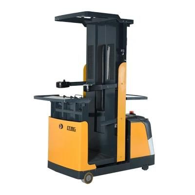 Customized Seated Type 300kg 400kg Lift Forklift Truck Warehouse Order Picker Machine