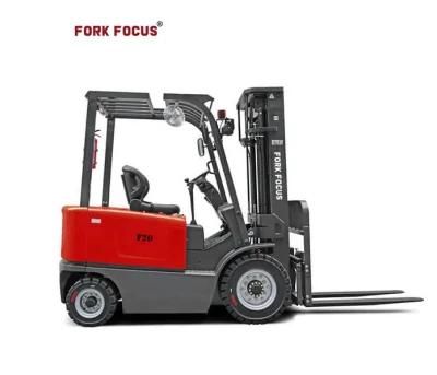 4-Wheel Electric Forklift 2.5t Forkfocus Counterbalance Forklift 4-Wheel Electric Forklift