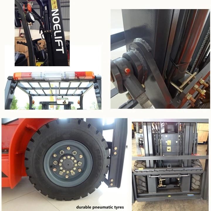 Noelift Lift Trucks Diesel Counterbalance Forklift Truck with Container Mast