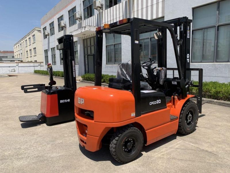 China Forklift Gp Brand High Quality 1 Ton 1.5ton 1.8t 3m 4m 5m 6mon Diesel Forklift Truck