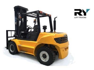 Royal 5-10 Ton Heavy Duty Forklift Truck with Chinese Chaochai 6102 Engine