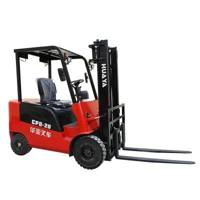 New Huaya China with Attachment 2 Ton Electric Forklift Truck