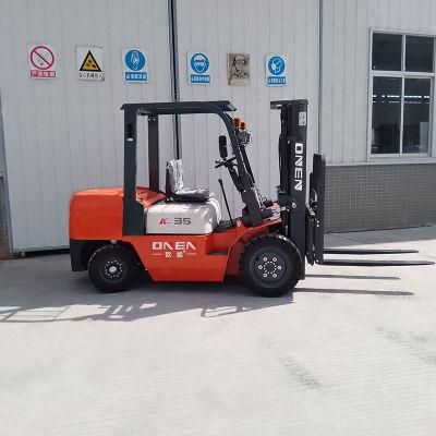 Factory Wholesale Engine Powered Lift Trucks 3 Ton 3.5 Ton Load Capacity Diesel Forklifts with CE