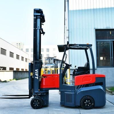 Vift 1.5 2.0 2.5 Ton Electric Articulated Forklift Truck Lifting 5m 7m 8m 9m 10m for Narrow Aisle Working