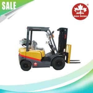 1.5-4t Gasoline-LPG Duel Fuel Forklift Truck with Nissan K21 Engine