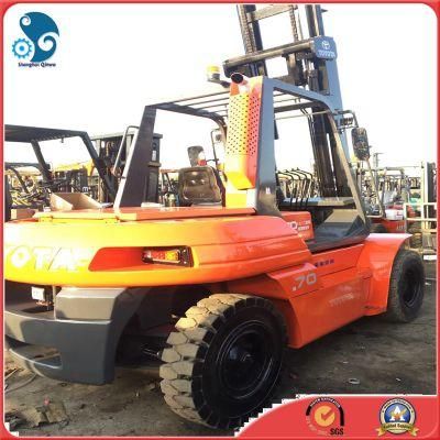 7ton Toyota Used Diesel Heavy Forklift Truck for Sale (FD70)