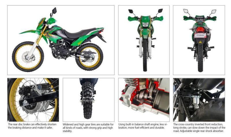 150cc/200cc/250cc Speed Racing off-Road Mountain Moto Motorcycle/Motocross