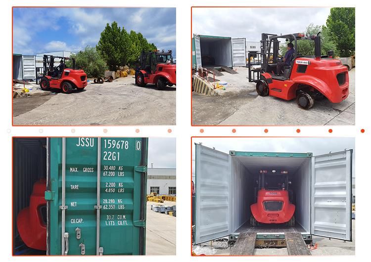 Diesel New Tder China Forklifts All Terrain Forklift for Sale