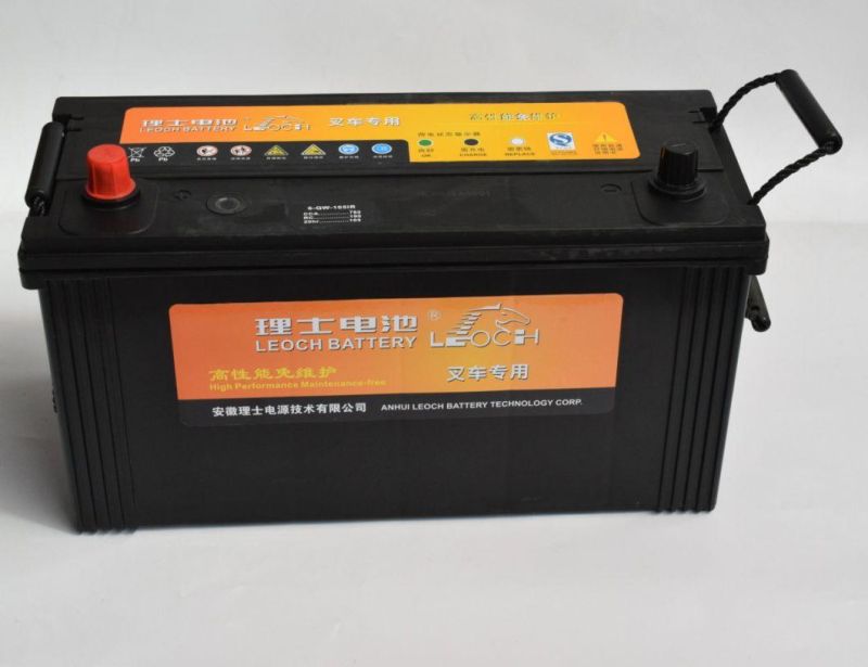 12V 105ah Leoch battery for Diesel Vehicle Use