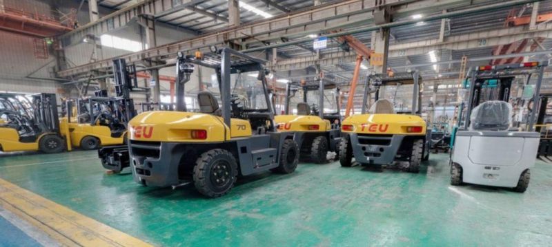 China Teu Diesel Forklift 1.5t 2t 2.5t 3t Diesel Fork Lift Truck