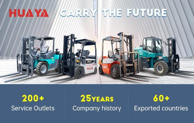New 2022 1t - 5t Huaya China off Road Forklift Price 2WD