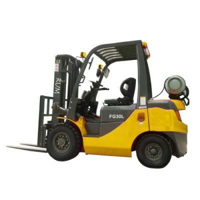 1000kg-2000kg Gasoline/Gas/LPG Forklift Triple Mast Nissan Engine