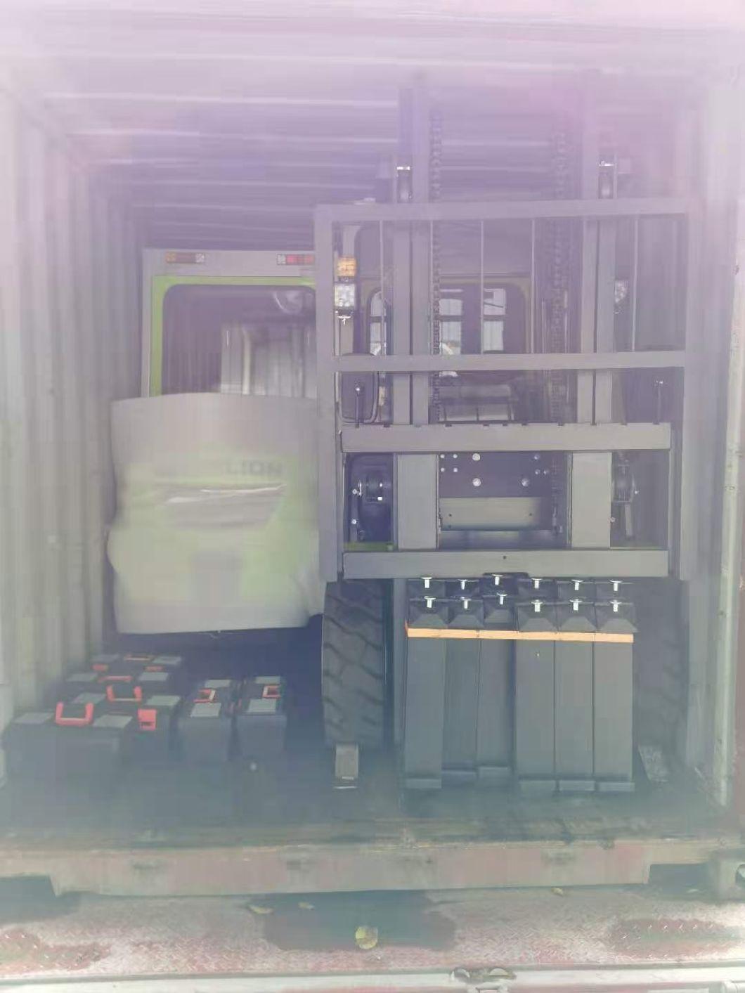 Zoomlion Official Manufacturer 4 Ton Diesel Forklift Logistics Machine Fd40 with Mechanical or Pilot Control in Stock