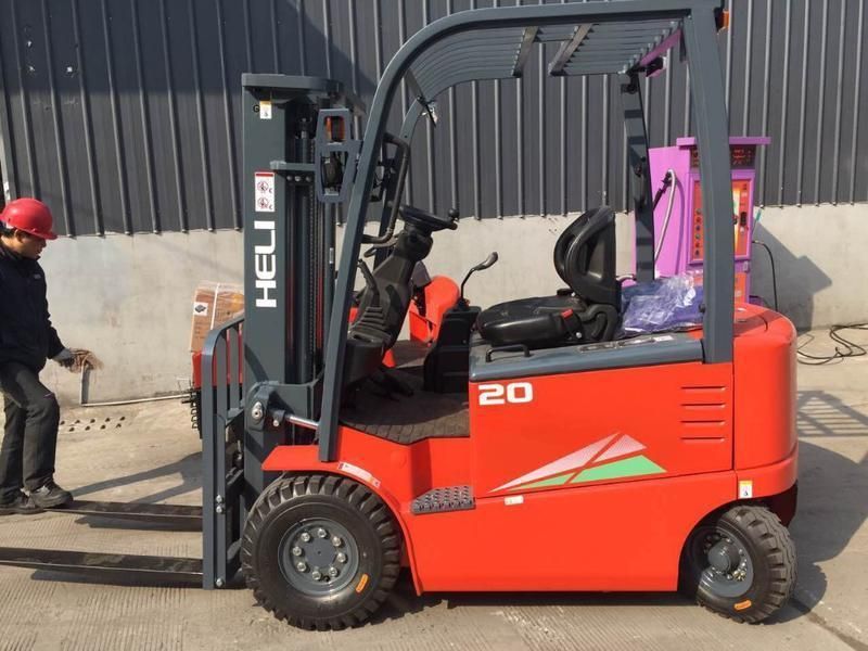 Heli 2 Tons Electric Forklift Cpd20 with Attachments