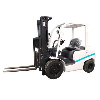 Triple Mast Solid Tyre 6000mm Lift Height Small New 3ton 4tons Diesel Forklift