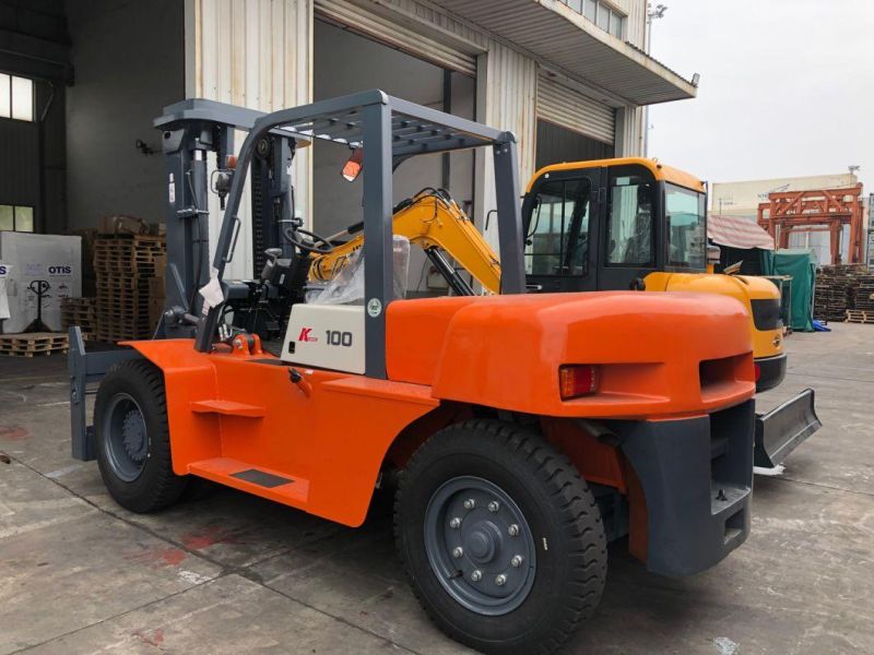Heli Cpcd100 10 Tons Container Fork Lift Truck Diesel Forklift with Side Shifter