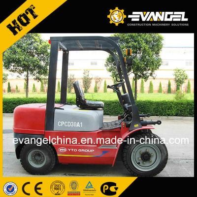 Lifting Machine 3 Ton Diesel Forklift with Diesel Engine Cpcd30