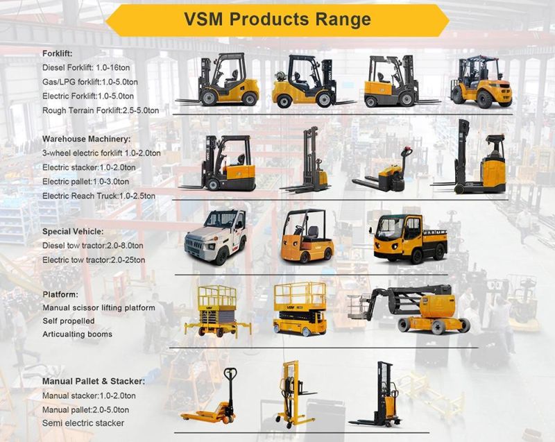 Vsm 1.5ton Battery Forklift, Electric Forklift