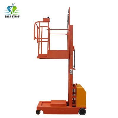 Hydraulic Order Picker Cargo Lifting Work Positioner Order Picking Lift