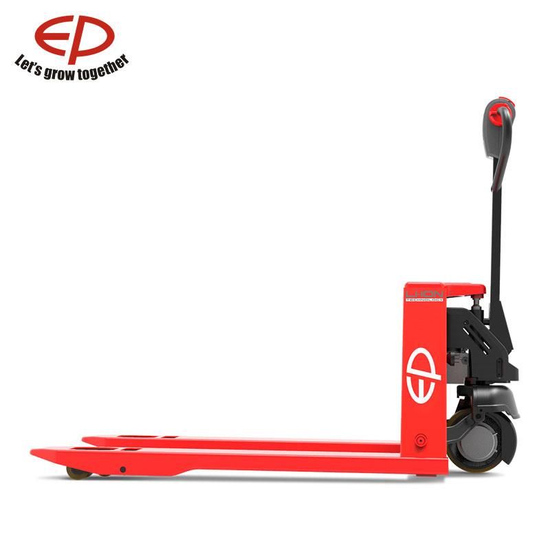 China Factory 1.5 Ton Lithium Battery Powered Full Electric Compact Pedestrian Pallet Truck Forklift Hand Pallet Truck Killer