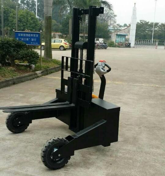 Rough Terrain Pallet Stacker with Lifting Height 1.6 M to 3 M, Ce, BV, ISO Certificate