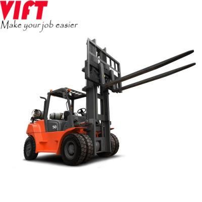 Vift Customized Mining Dual Fuel LPG and Gasoline Forklift 5ton