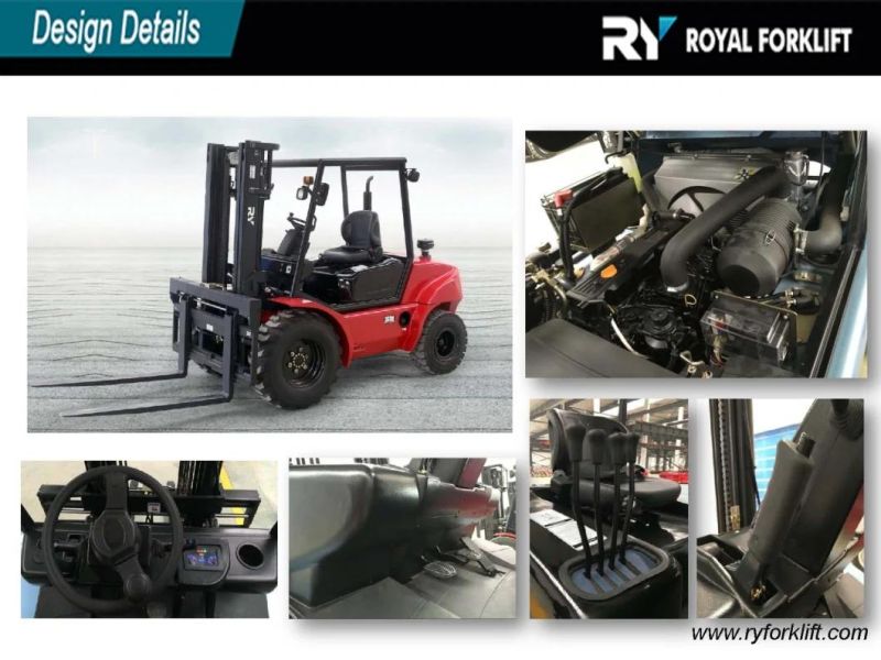 3.5t Rough Terrian Forklift for Sale