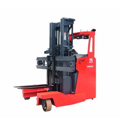 Long Material Multi Directional Electric Forklift 2.5t with Max Lifting Height 10 Meters
