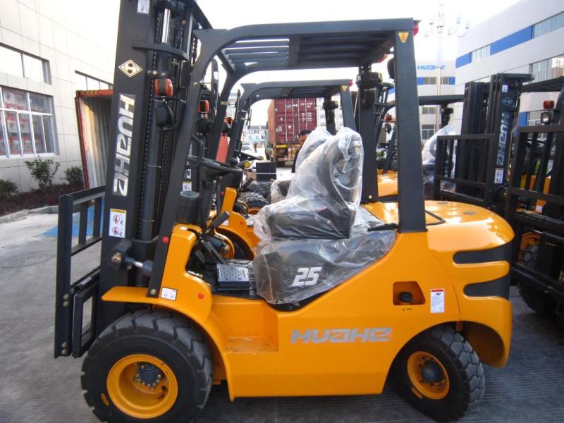 Huahe Hef35 Mini 3.5 Ton Electric Forklift with Battery and 2 Stage 3 Meters Mast for Sale