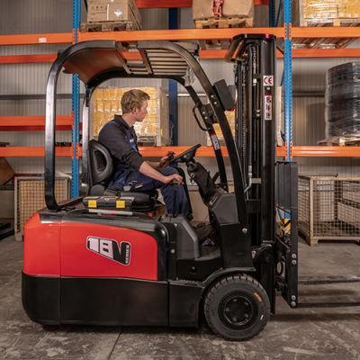 Warehouse Forklift 3 Wheel Narrow Aisle Forklift 1.5 Ton Electric Forklift for Sale