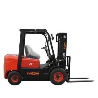 Everun Diesel Forklift 2t Erdf20 4WD Mini Forklift Small Loader Earth-Moving Machinery