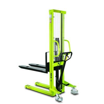 Txk 1000kg Hand Forklift Manual U-Steel Hydraulic Stacker Price