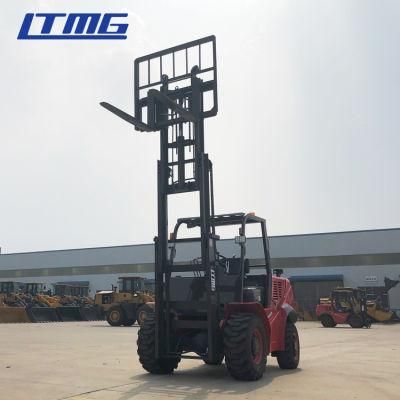 Ltmg 3000kg 35000kg 4000kg 5000kg Rough Terrain Forklift for Sale